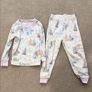 Pottery Barn Kids Pastel Frozen Pajama Set
